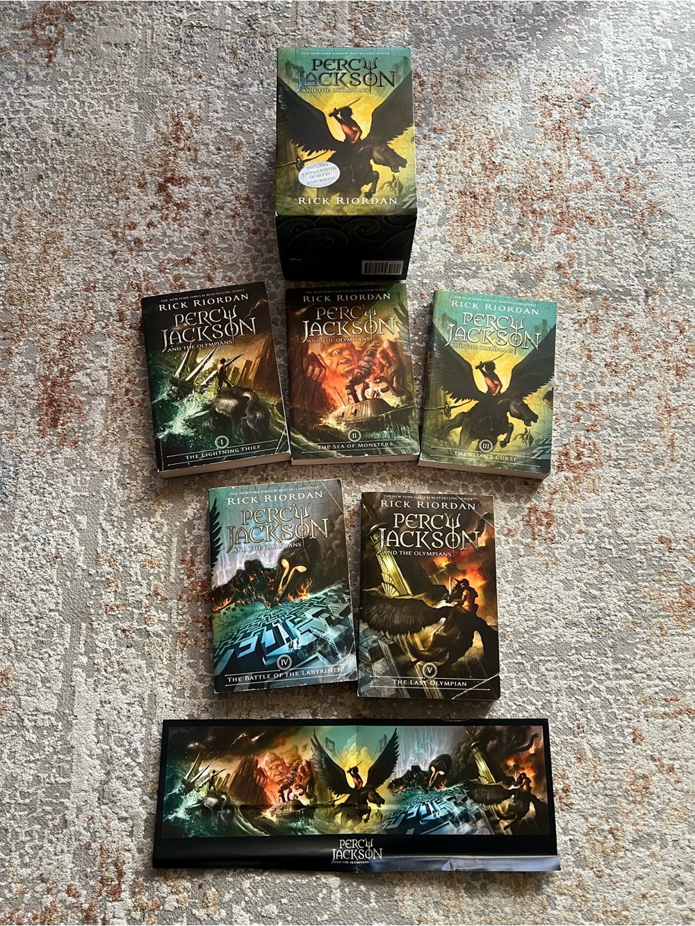 Percy Jackson and the Olympians Complete 5-Book Box Set Rick Riordan